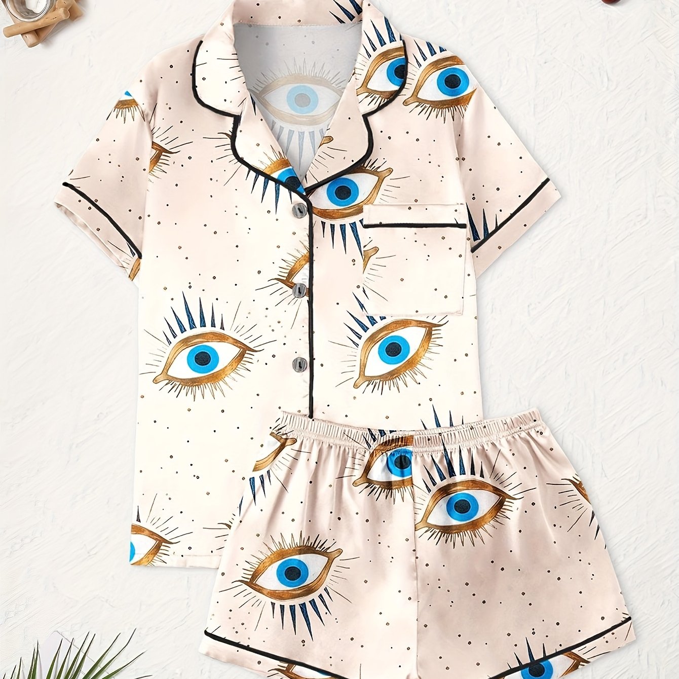 Evil Eye Shorts Set