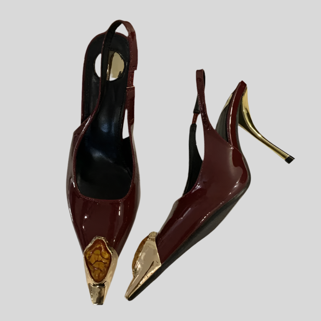 Designer heels Inlay Diamonds