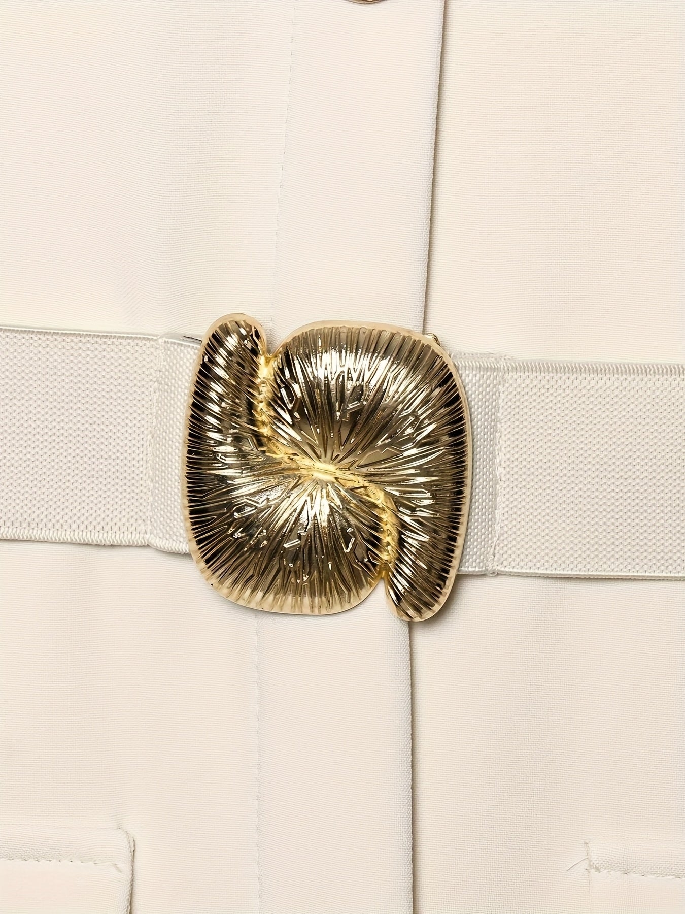 Elegant Waist Belt & Buttons