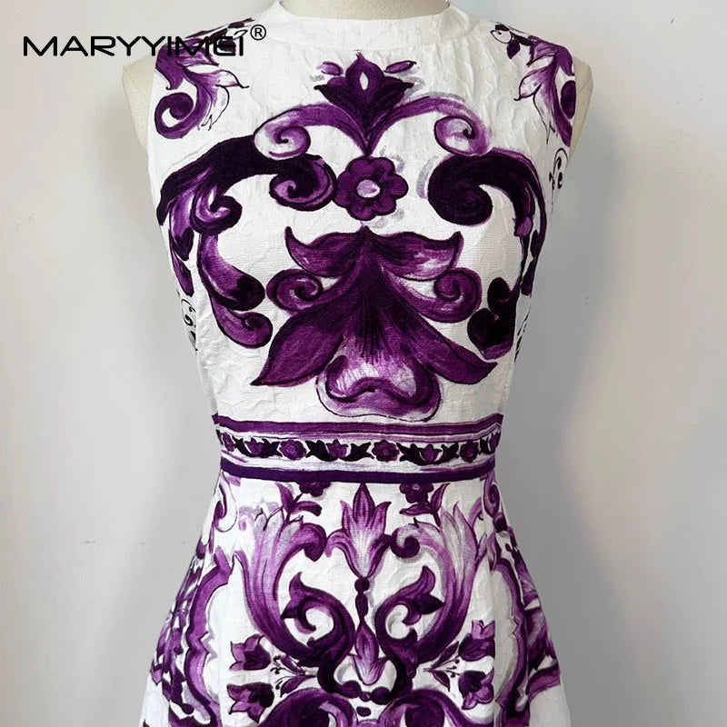 Purple Dolce ss25 dress