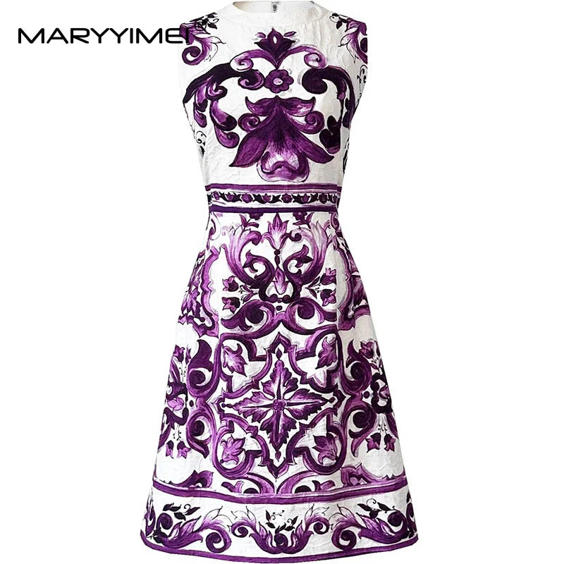 Purple Dolce ss25 dress