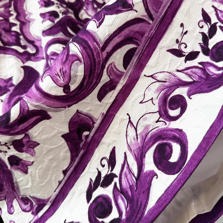 Purple Dolce ss25 dress