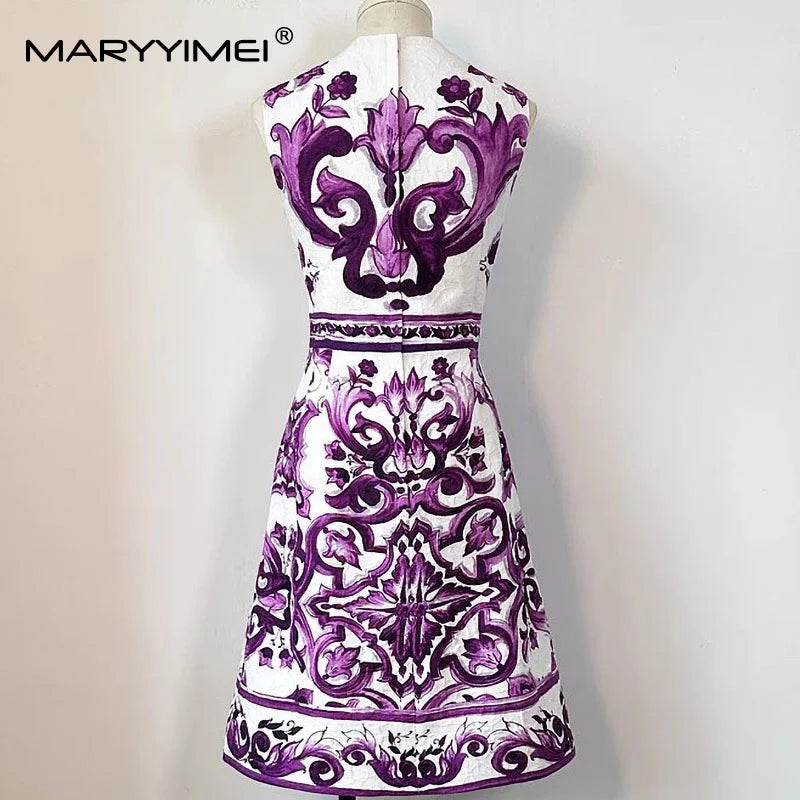 Purple Dolce ss25 dress