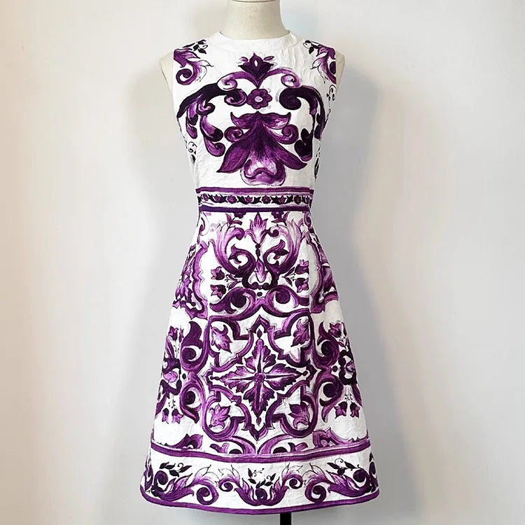 Purple Dolce ss25 dress