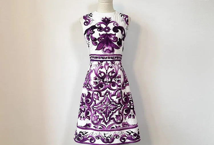 Purple Dolce ss25 dress