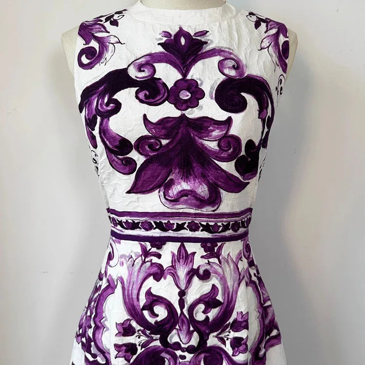Purple Dolce ss25 dress