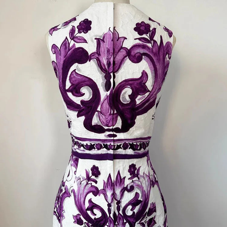 Purple Dolce ss25 dress