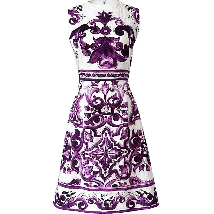 Purple Dolce ss25 dress
