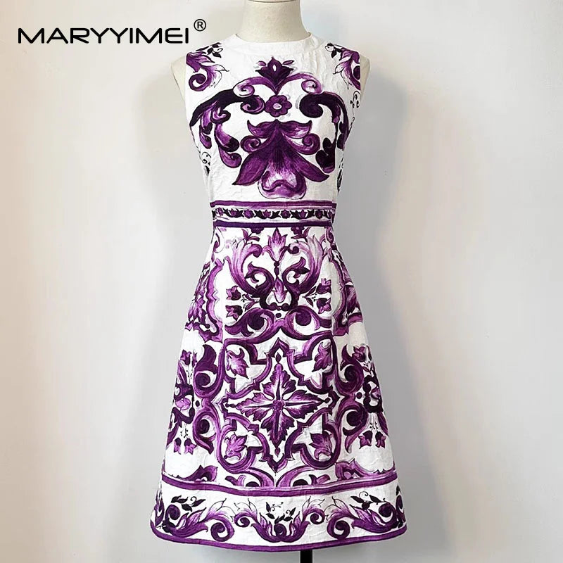 Purple Dolce ss25 dress