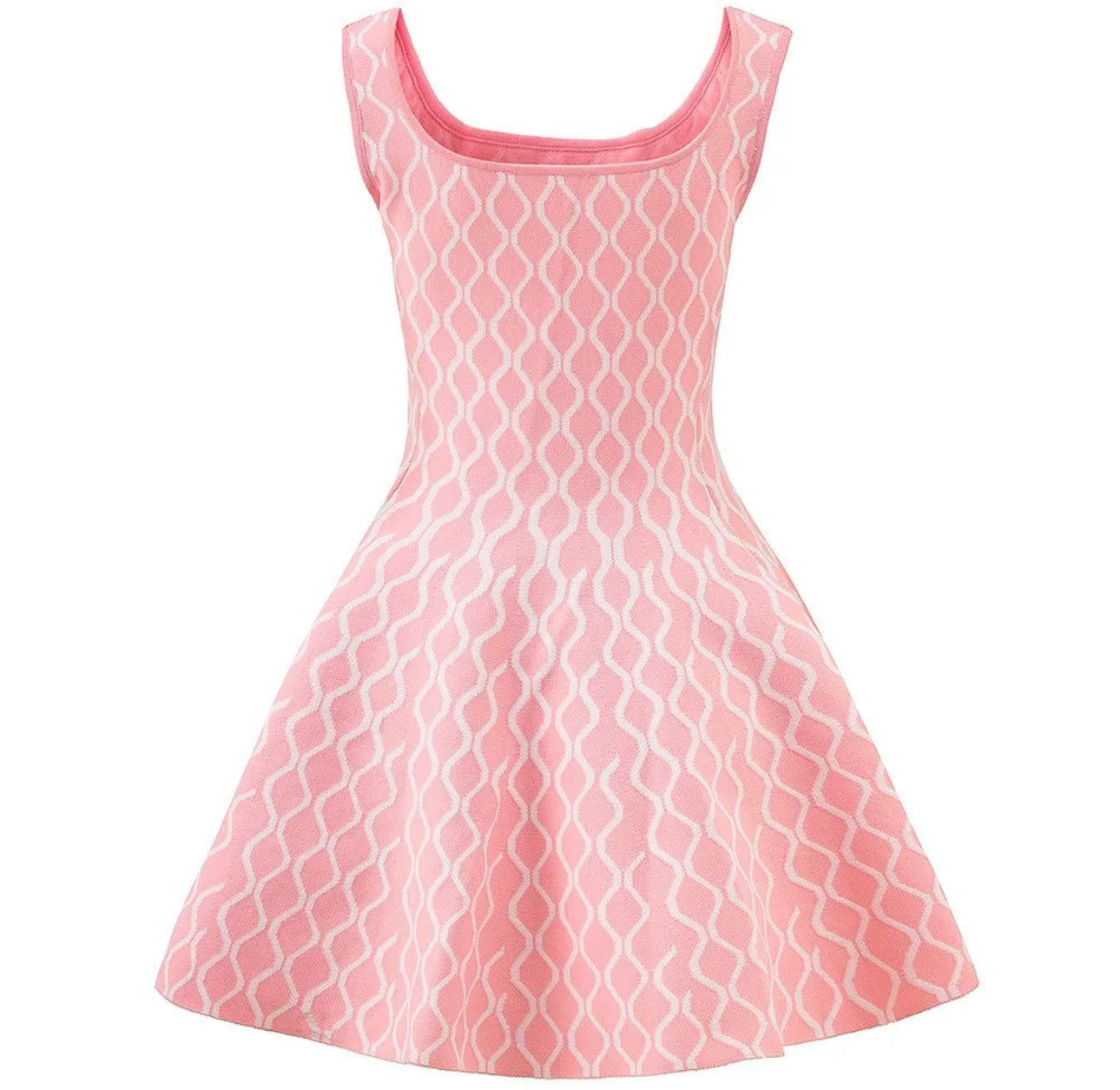 Maje Sandro A-line Geometric Jacquard Mini