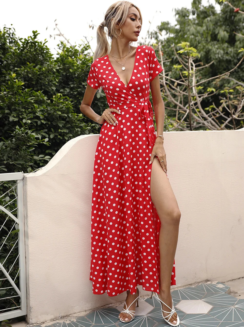 Long slit Dress