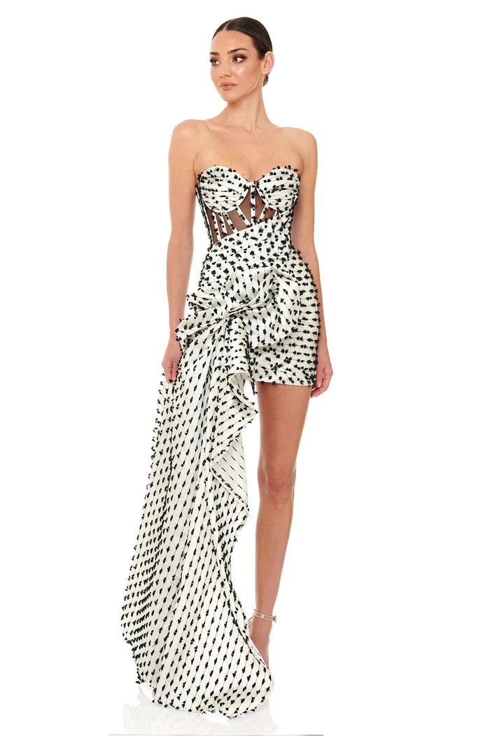Cut Out Asymmetrical party dress