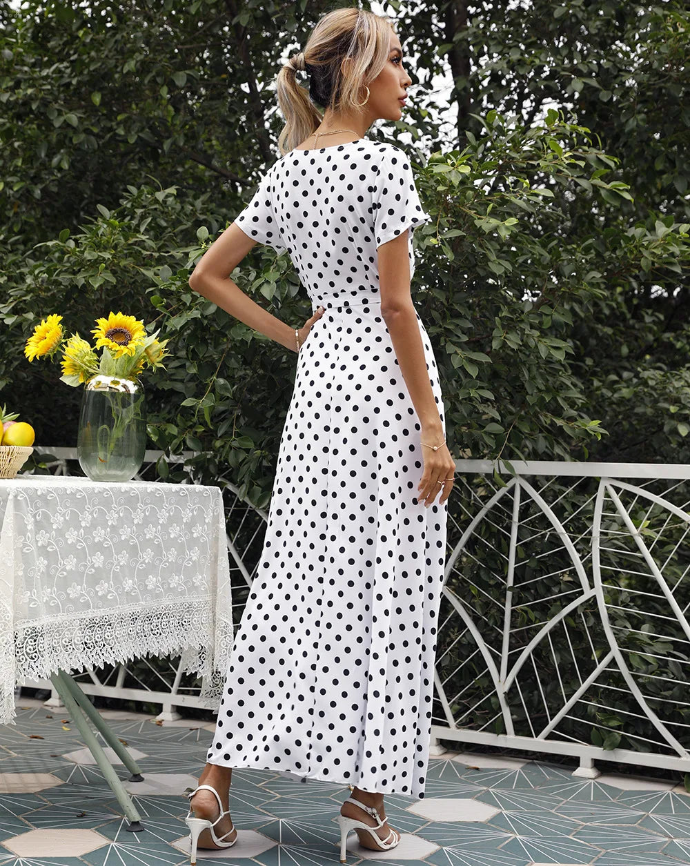 Long slit Dress