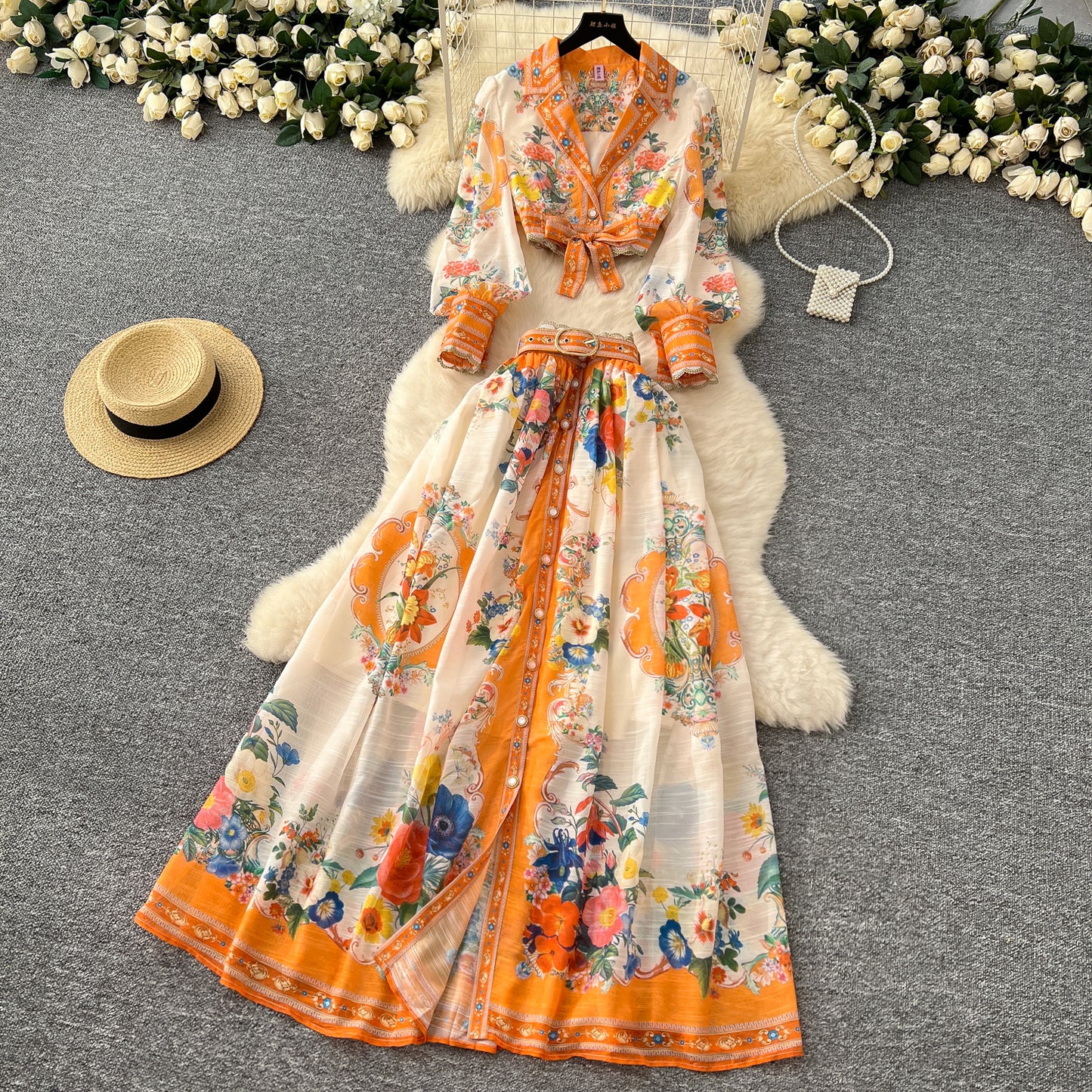 A-line Skirts Set