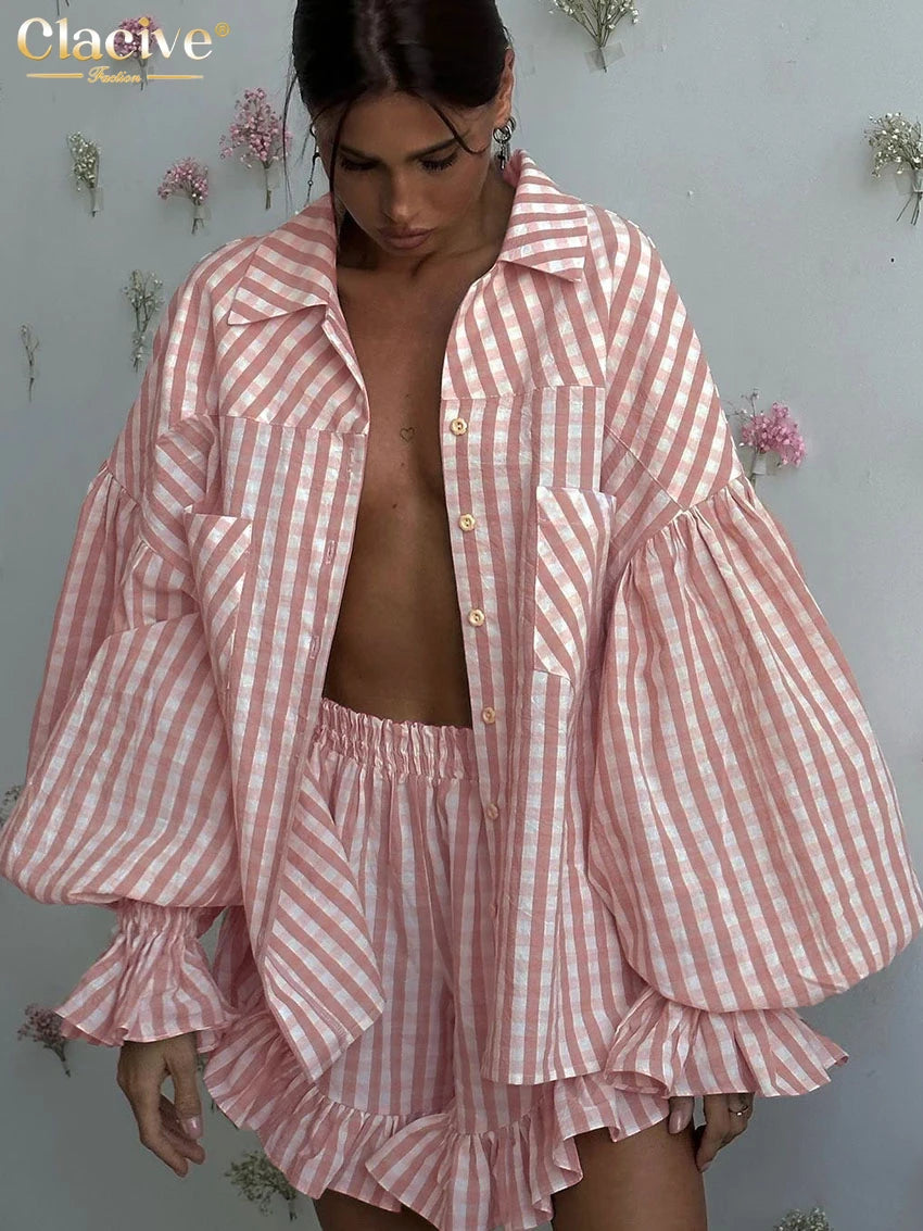 Loose Stripe 2 Piece Sets
