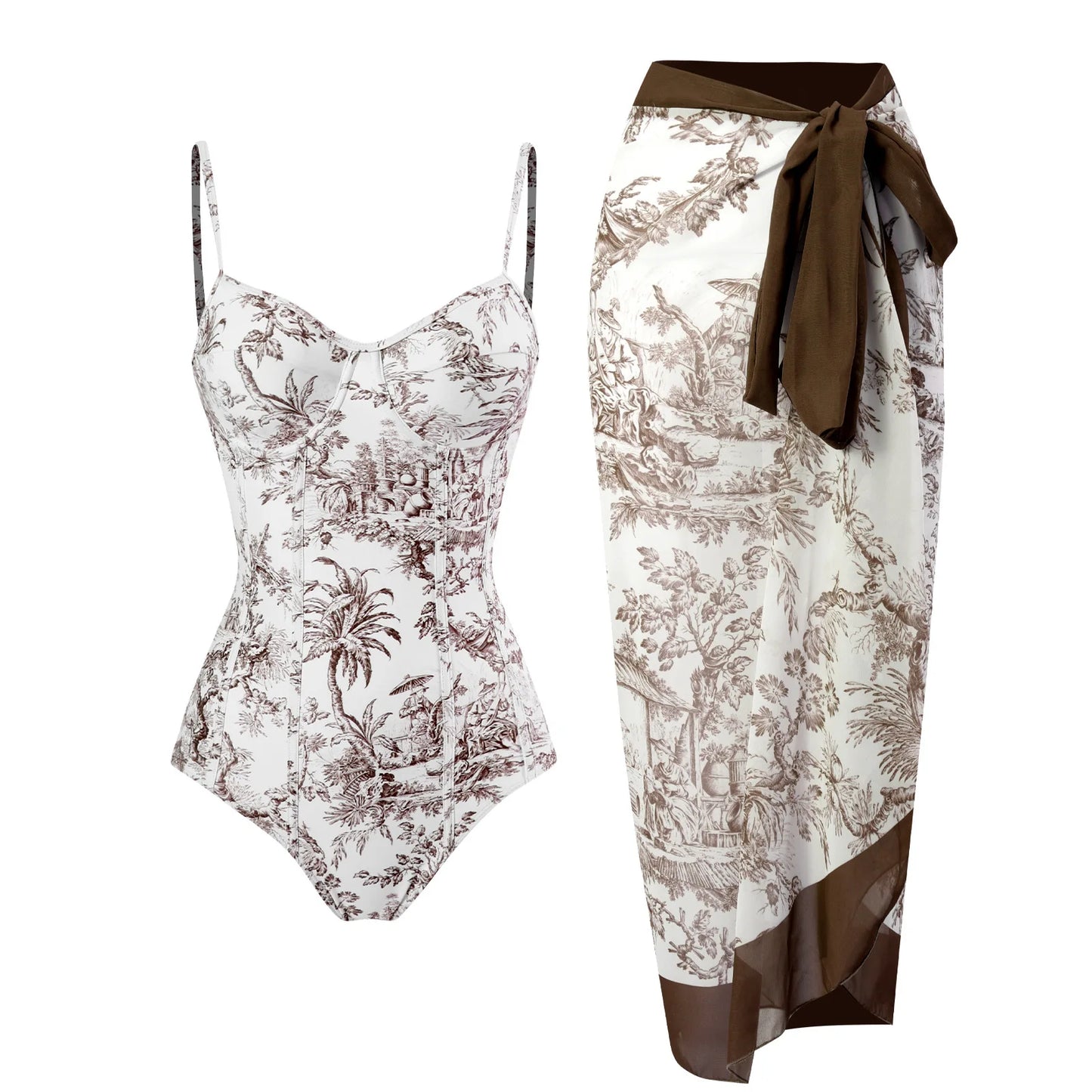 1 Dior Print Bikini Set