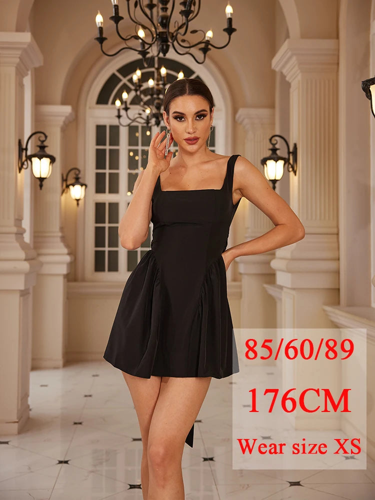 Mini Backless Trendy A Line