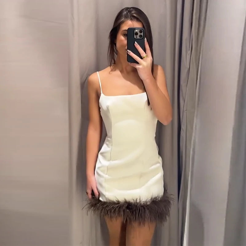 Offwhite Zara vibes with feathers