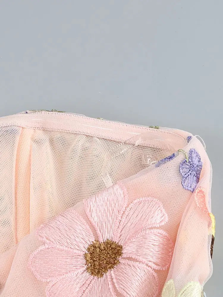 3D Flower Party Dress