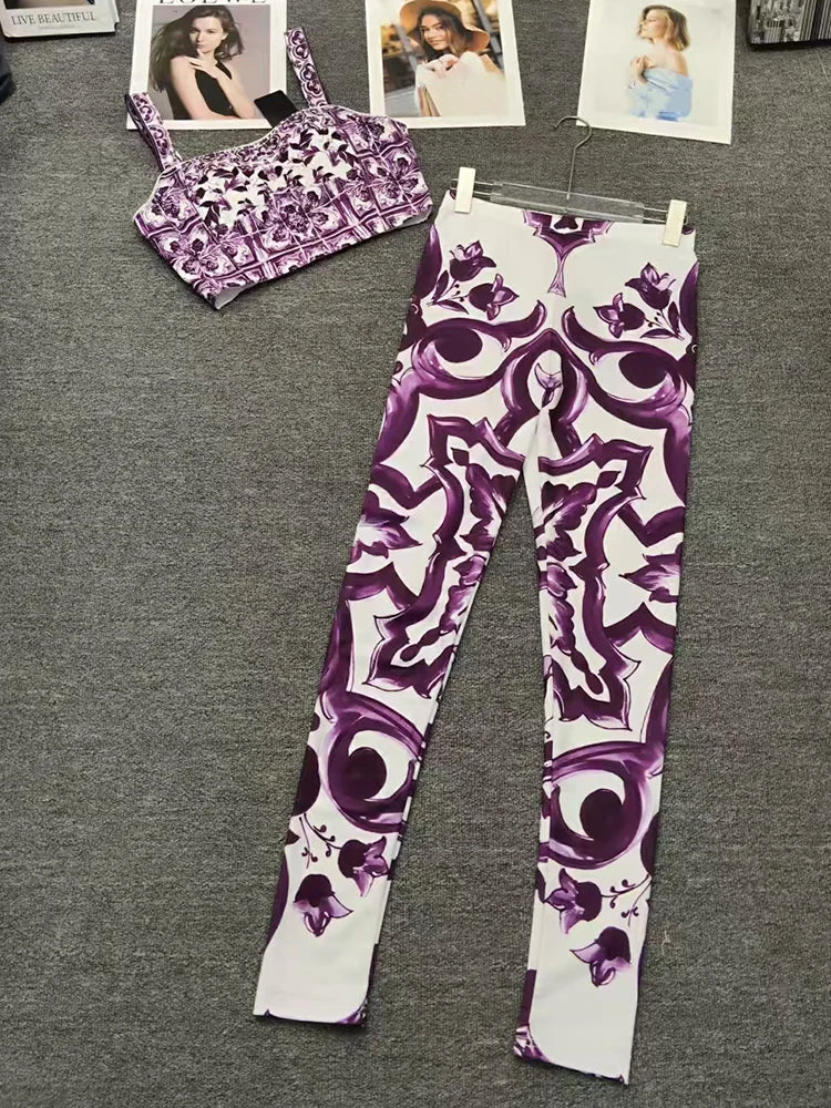 1 Retro geometric Purple Dolce Dream