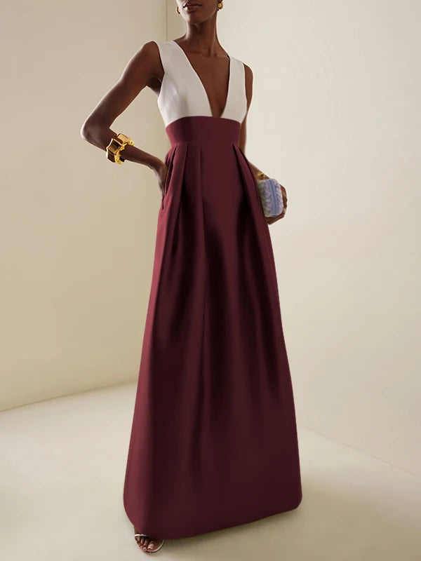 Celebrity-Inspired Elegant Evening Maxi Dress – Red Carpet Ready