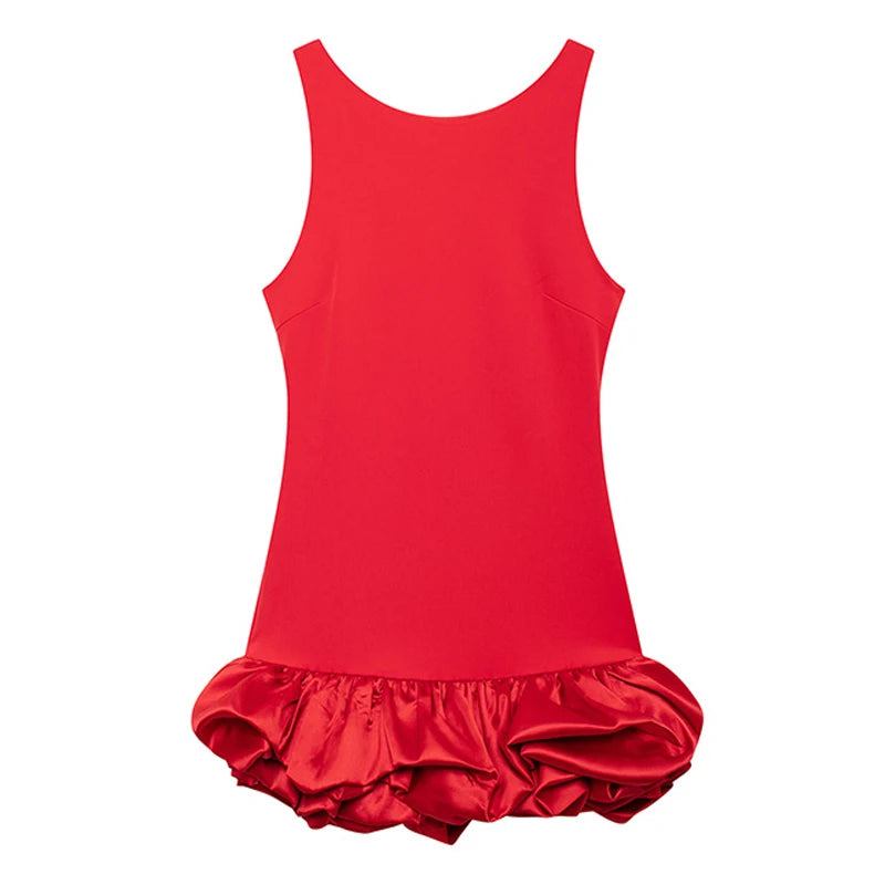 Mini Dress Ruffled