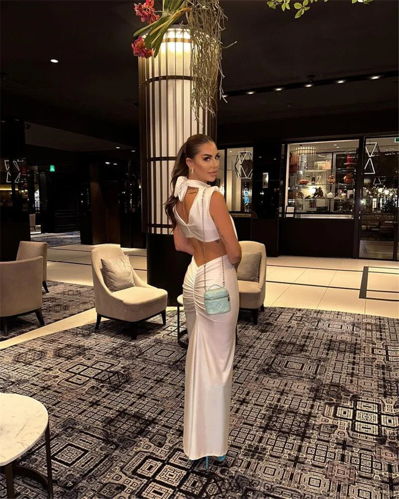 twisted cut out dress