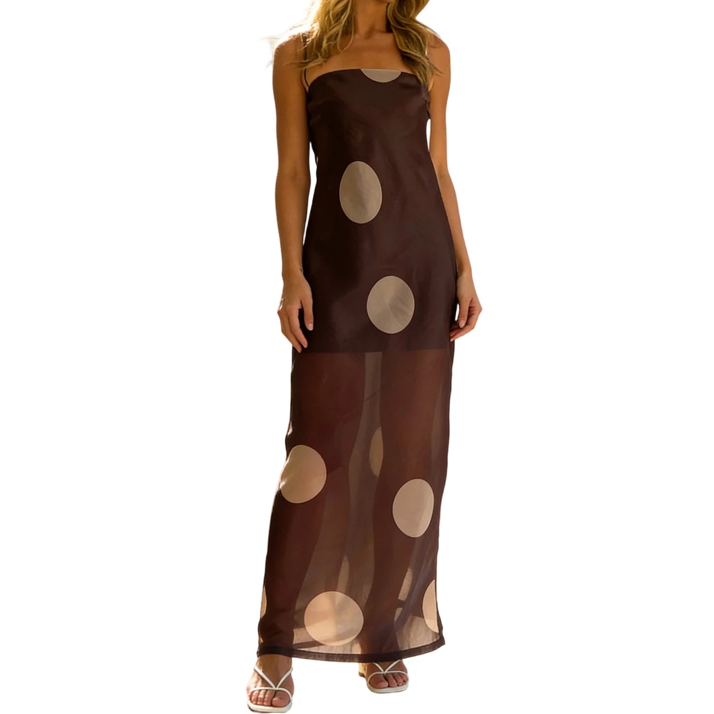 Big polka dots organza Dress