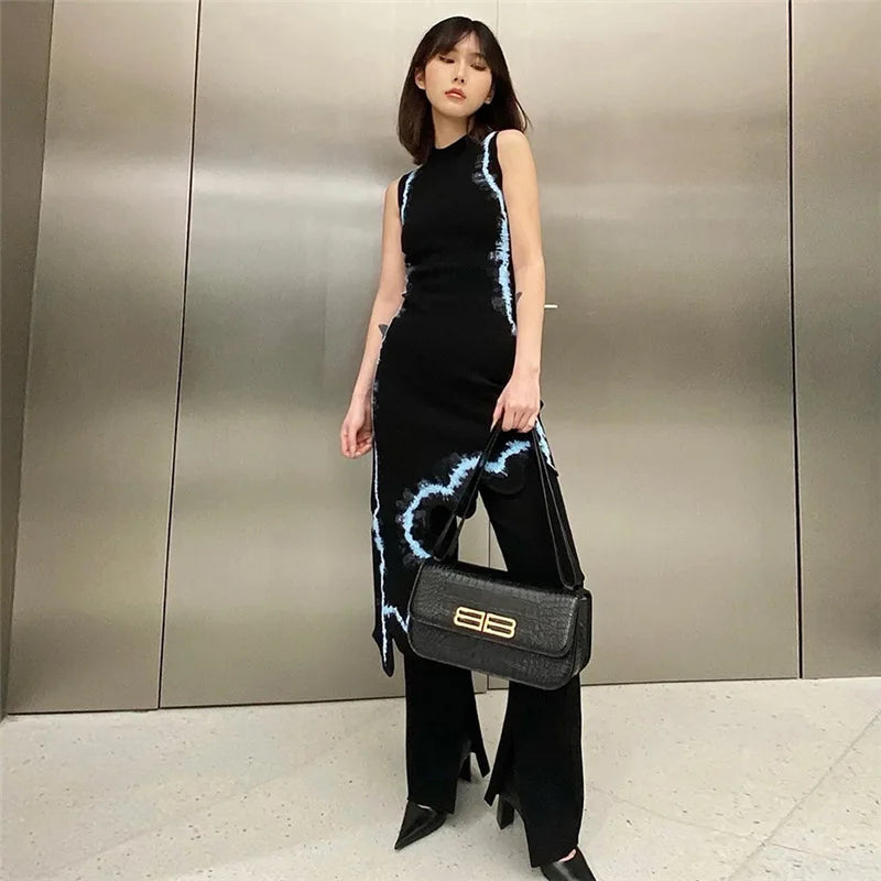 Asymmetrical F1 Race Day Mini Dress