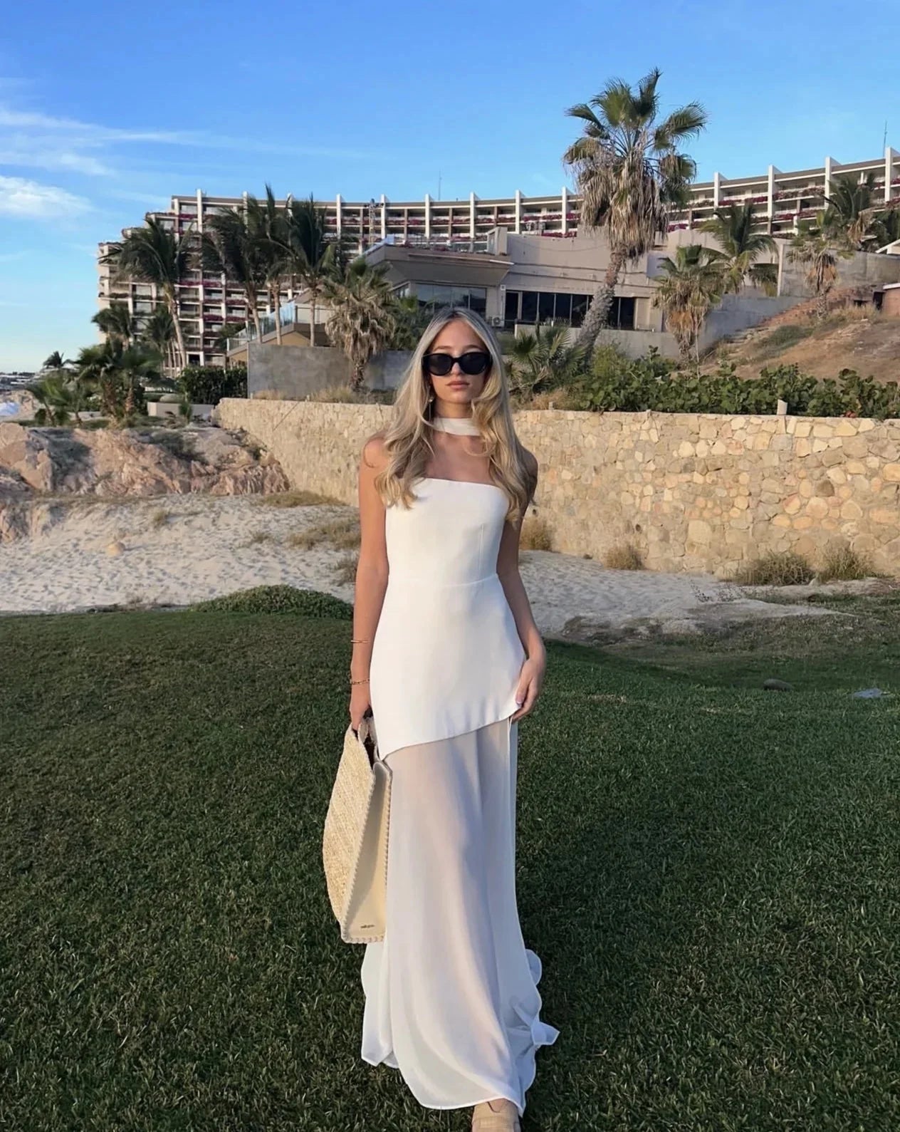 Strapless Dress With Ribbon