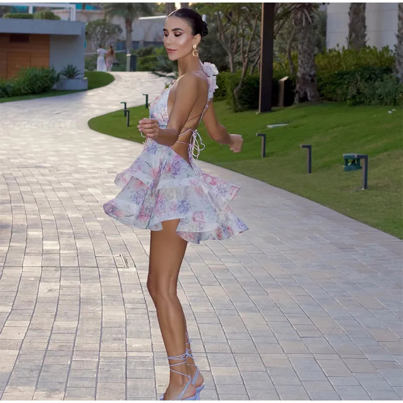 1 Flower Ruffle Mini