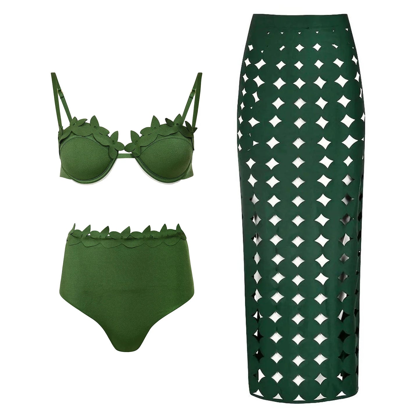 1 Set Lace 3Pcs Bikni
