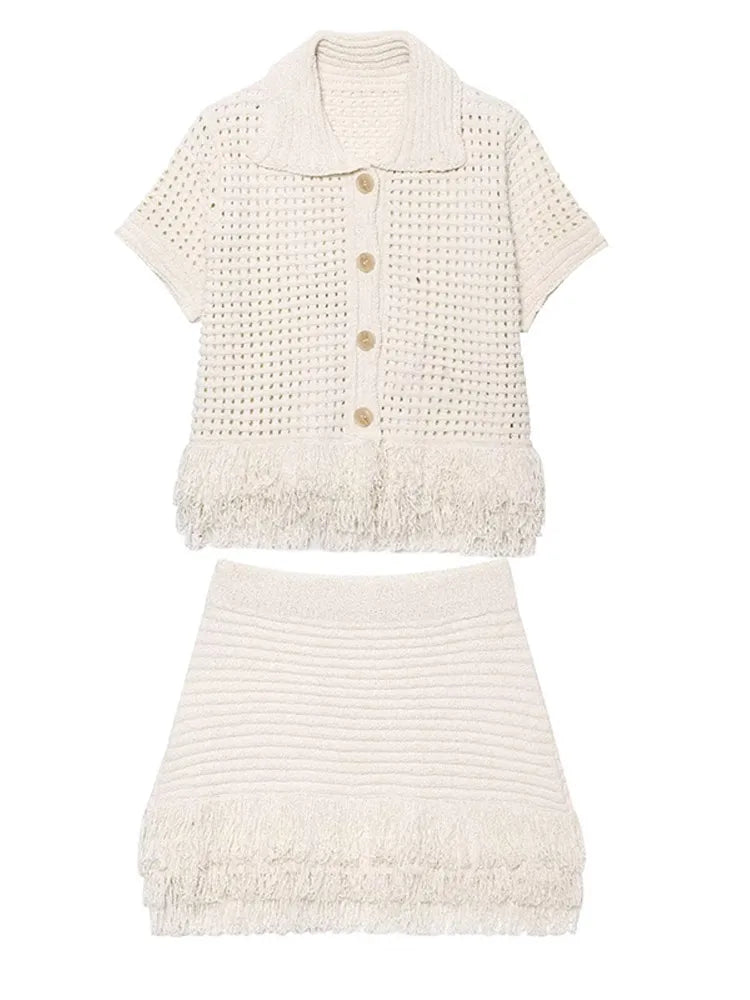 2 Piece Set with Fringes