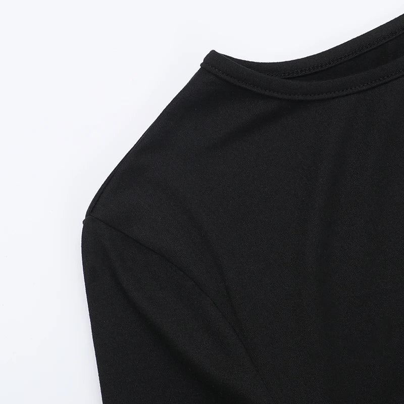 Elegant Directional Design New Mesh Splicing Long Sleeve Tight Dresses