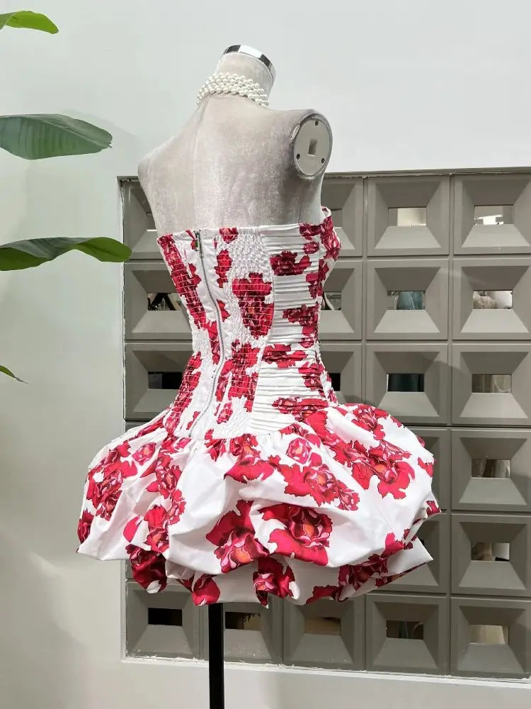 Floral Lolita Blue Red