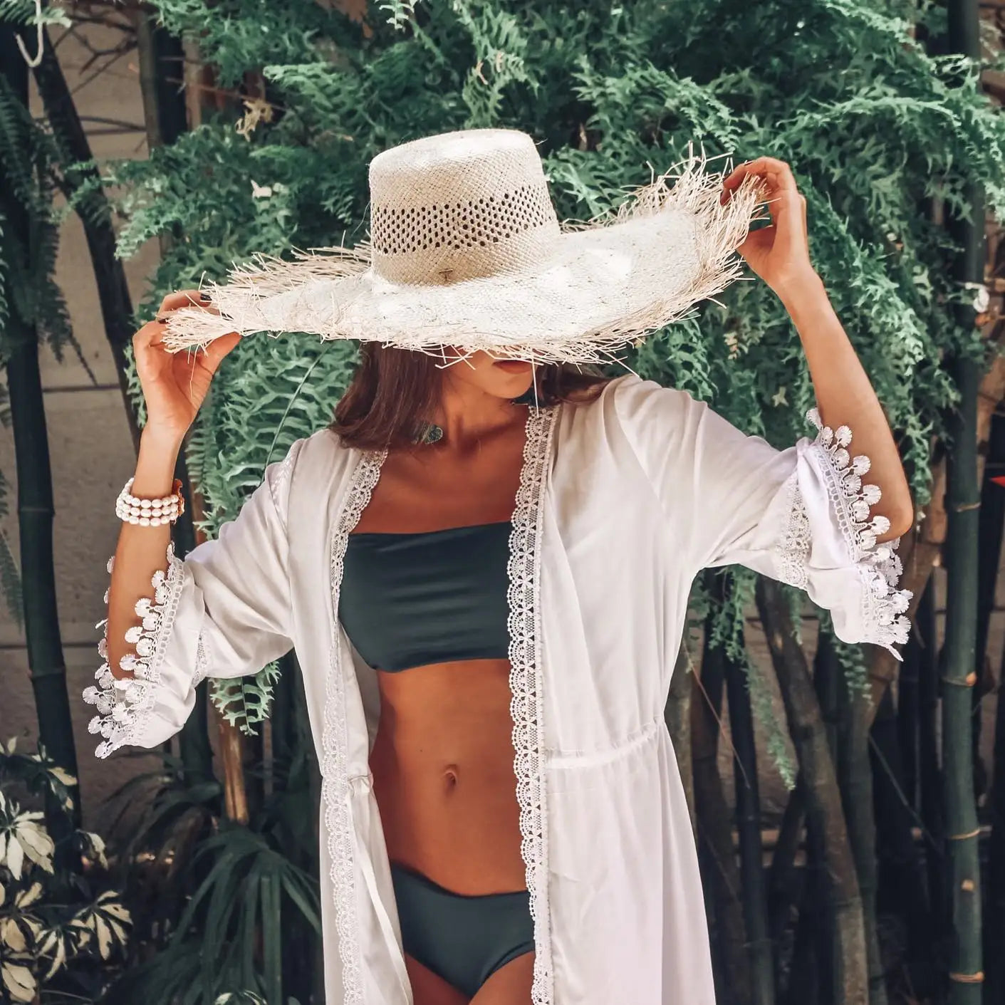 Nouveaux cache-maillots de plage pour femmes, sarong blanc