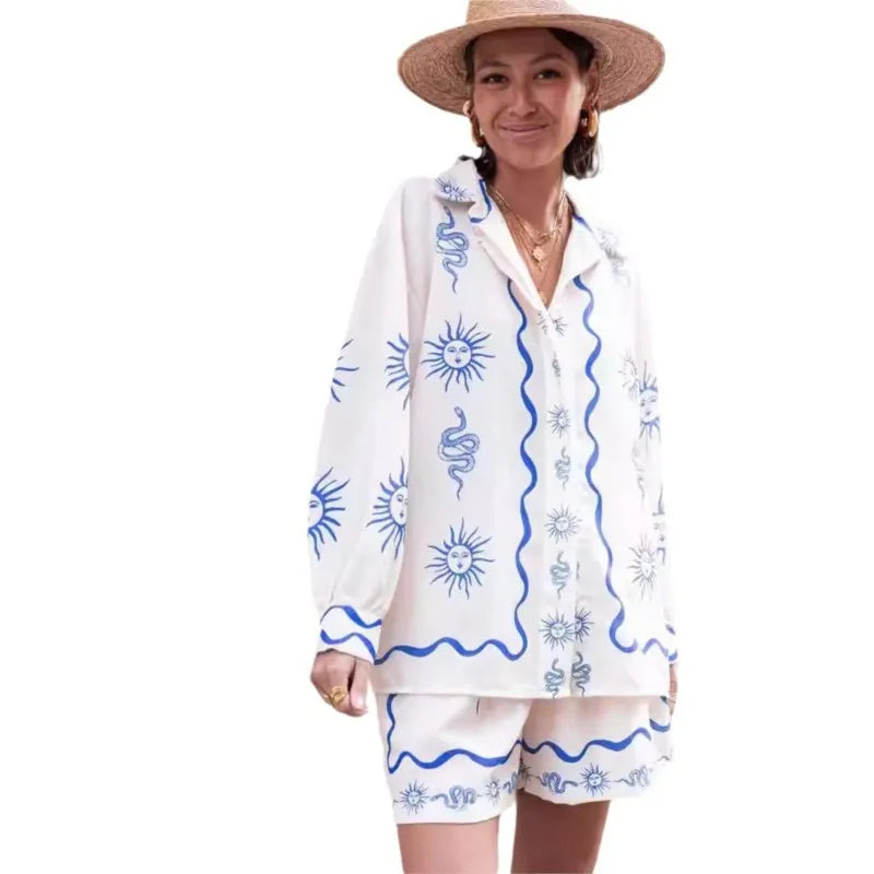 Boho Shorts Set