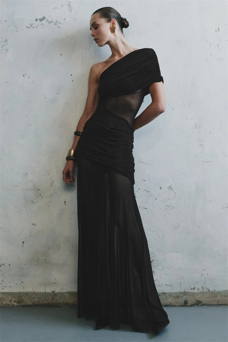 Off-shoulder Strapless Party Long Dress
