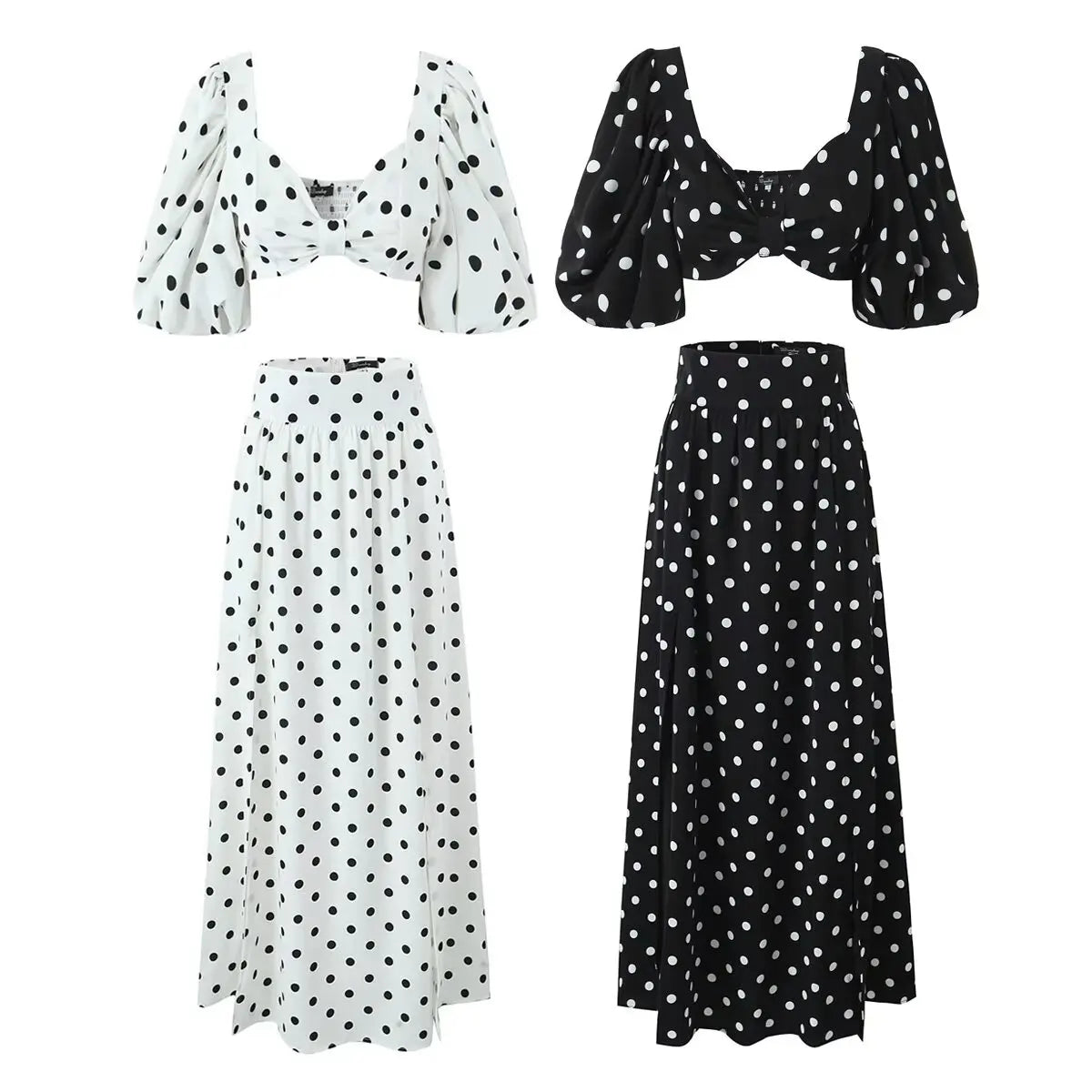 2 piece Polka Dots Set