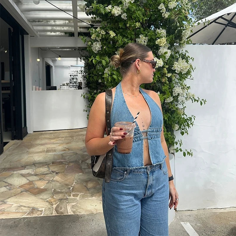 Denim Top Brand Mini