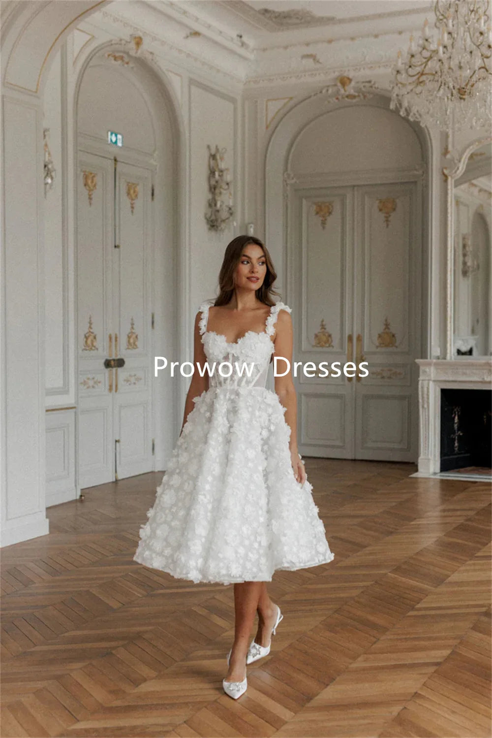 Exquisite Ivory Lace Doll Dress