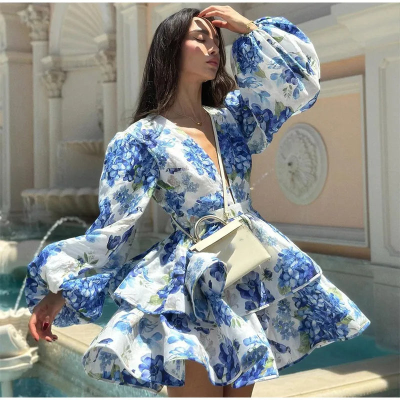Vintage Ruffle Hem Mini