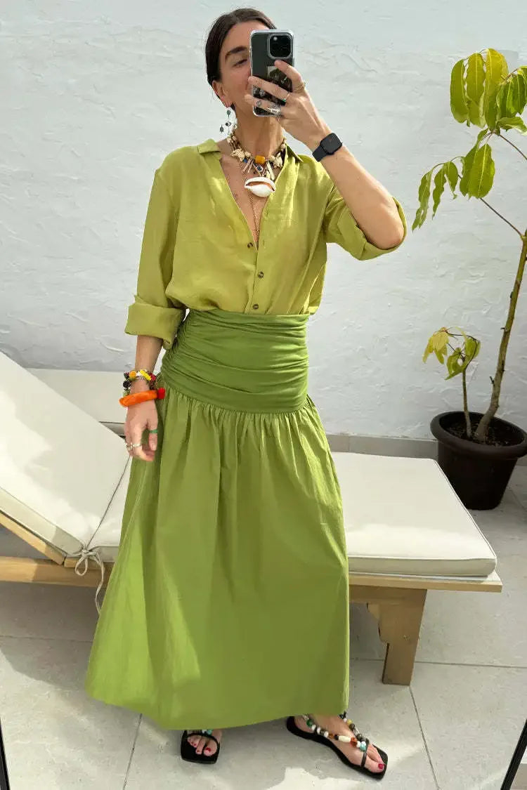 2025 Summer Cotton Midi