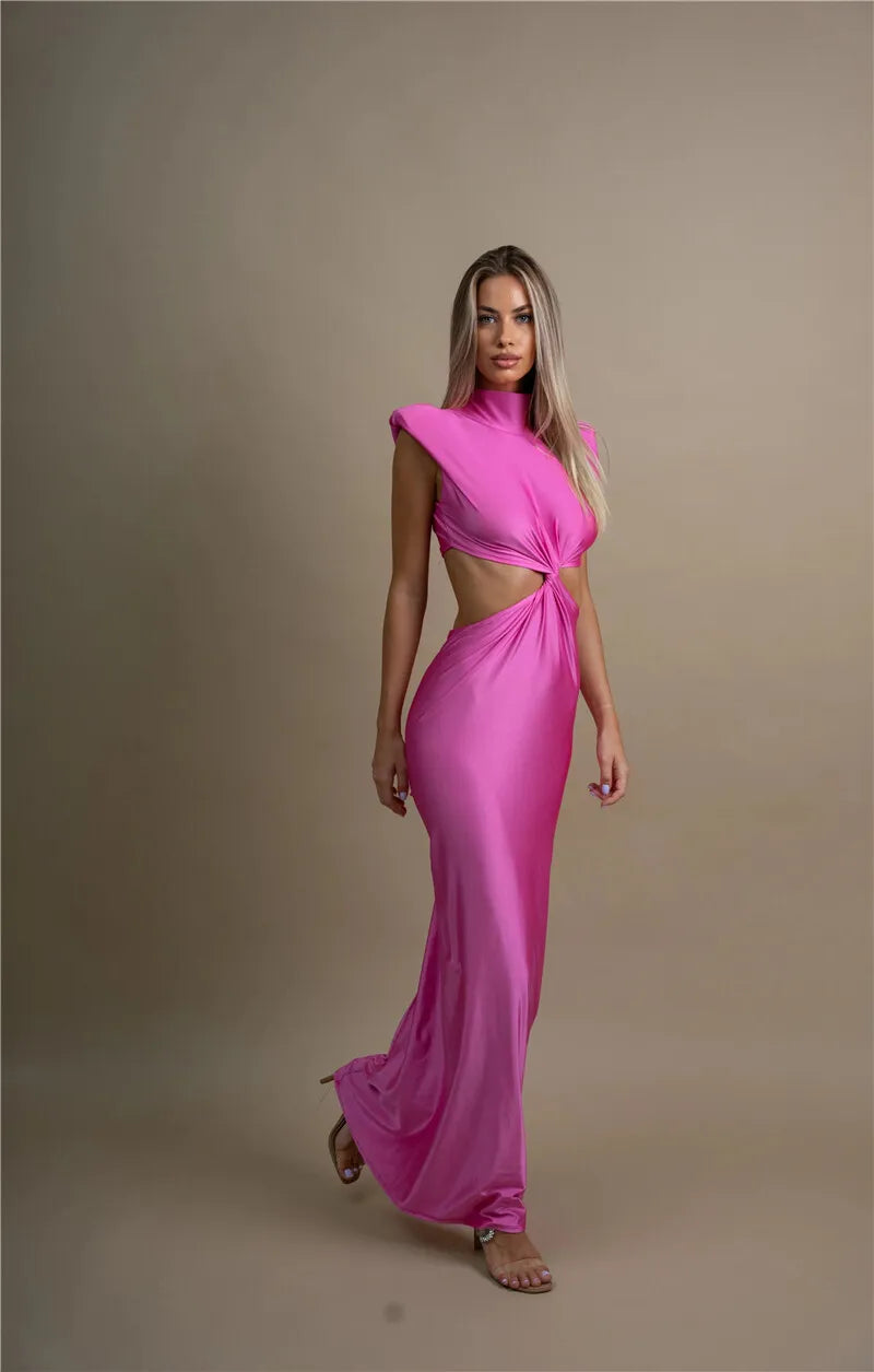 twisted cut out dress