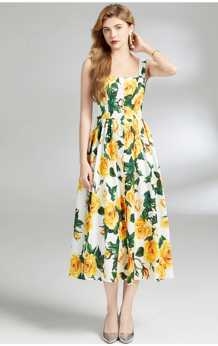 Yellow Rose Dolce Dress