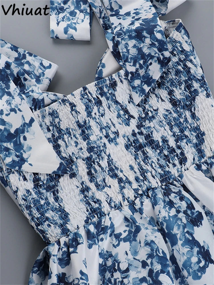 Greece or Italy in blue Padded dress