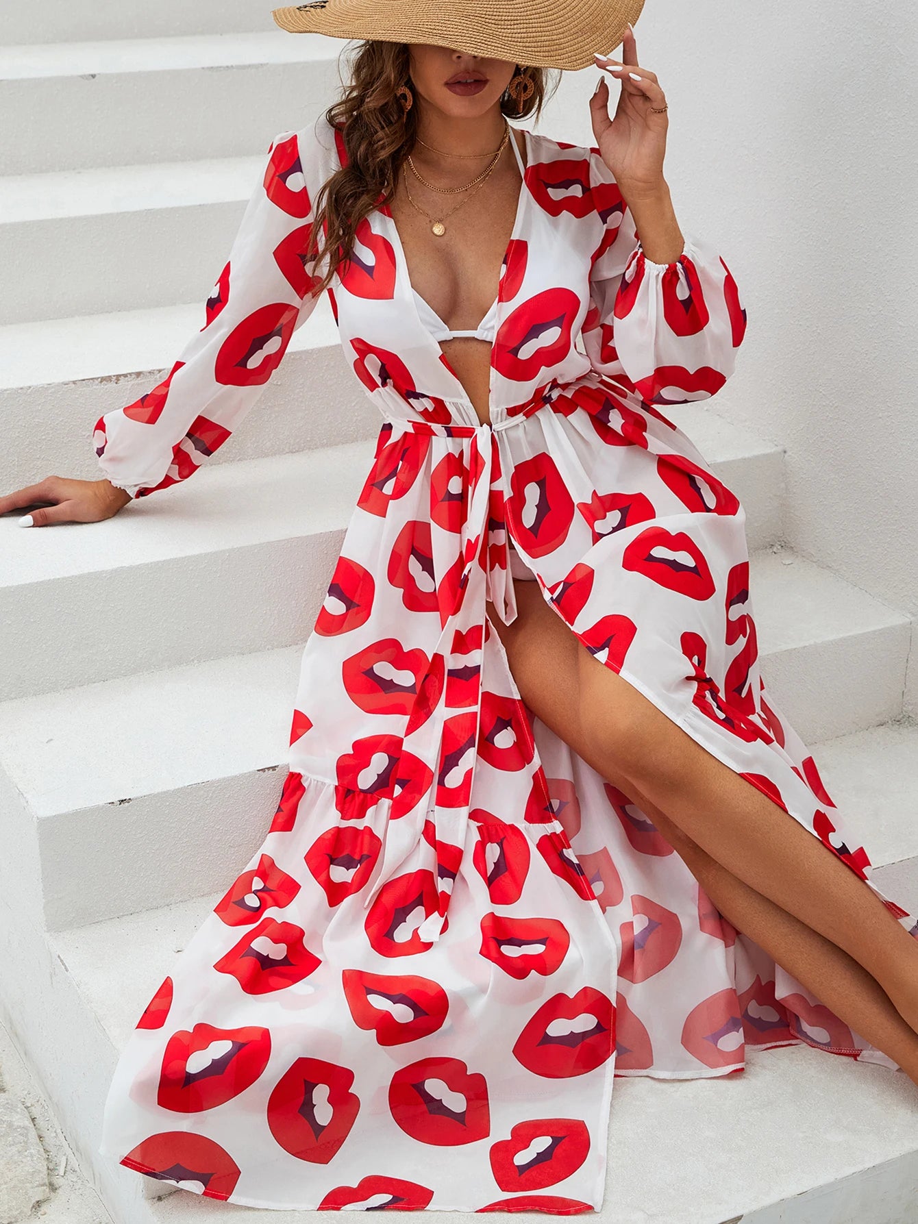 Nouveaux cache-maillots de plage pour femmes, sarong blanc
