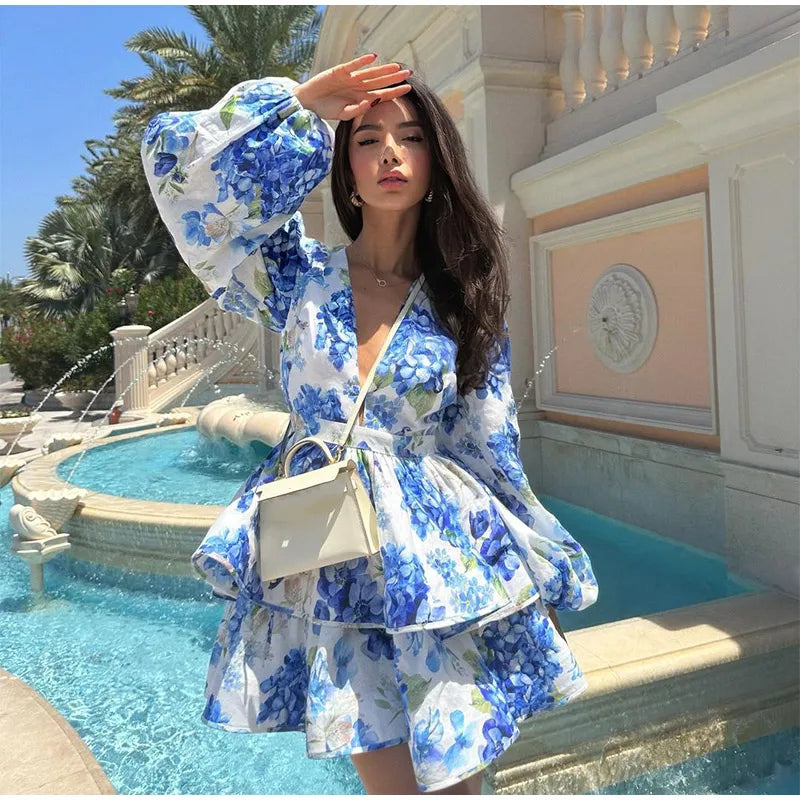 Vintage Ruffle Hem Mini