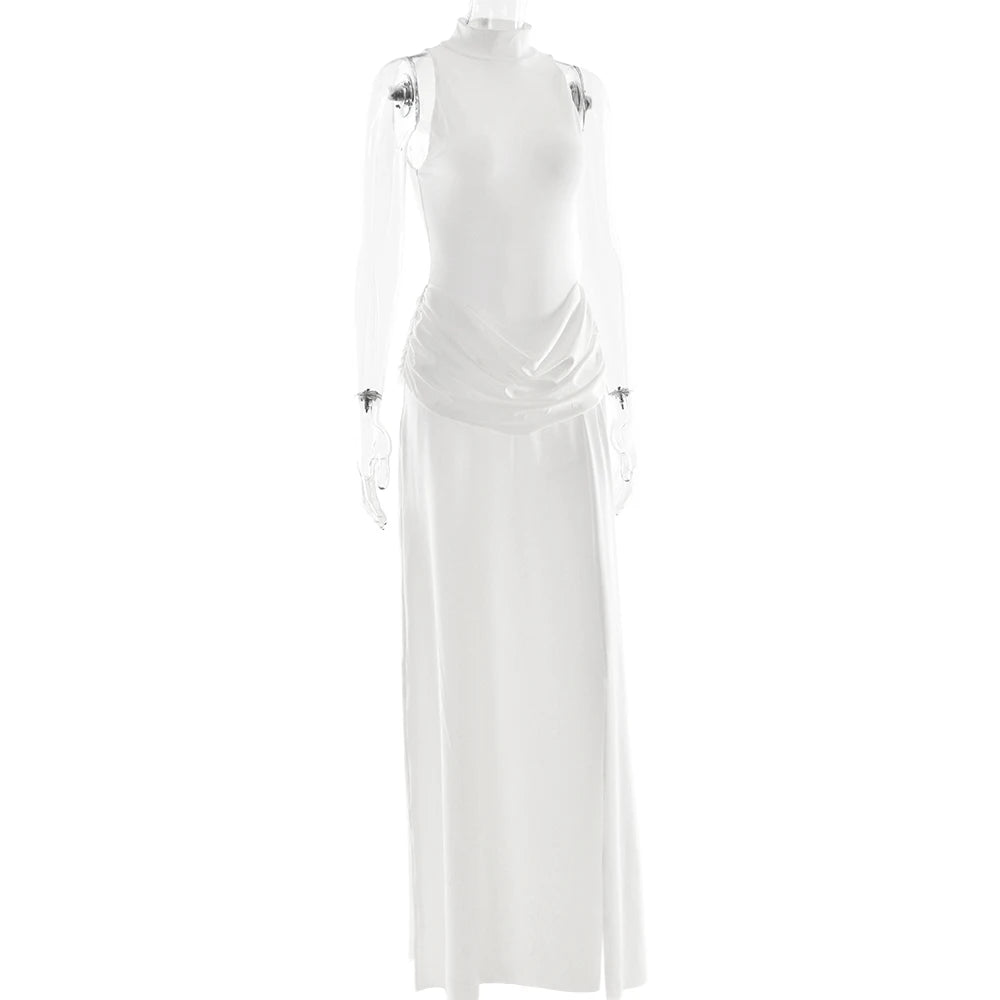 High Slit Turtleneck Club wear