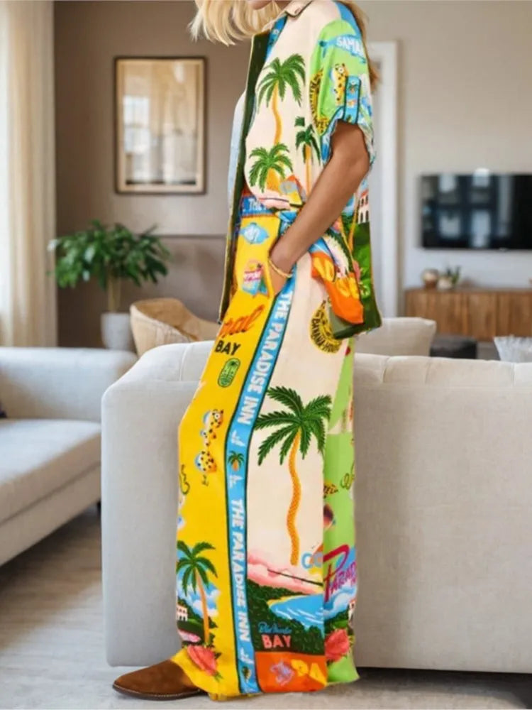 2 Piece Pant set - Top brand celebrity Co ord